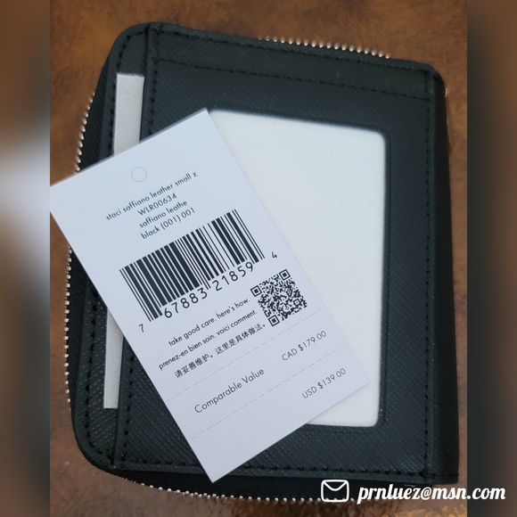 Kate Spade Staci Small Zip Around Wallet - Picture 7 of 9